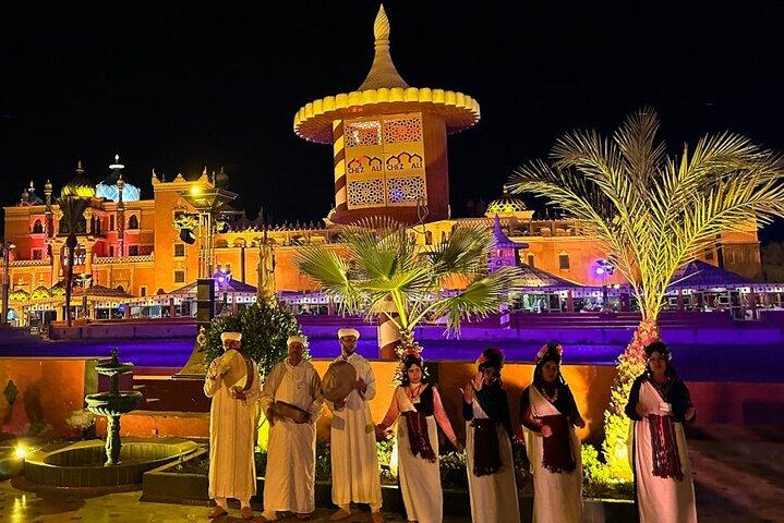 Cena e spettacolo marocchini al ristorante Fantasia di Marrakech