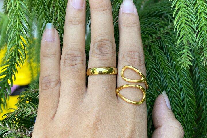 Bali : ゴールドメッキで自分だけのシルバージュエリーを作ろう