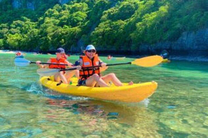 Aventura no Parque Marinho Ang Thong com caiaque e almoço