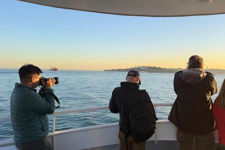 Bosporen dagtid eller solnedgång sightseeingkryssning och ljudguide