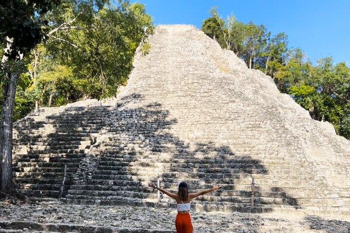 Tour naar Coba Tulum en Cenote met buffet uit Tulum