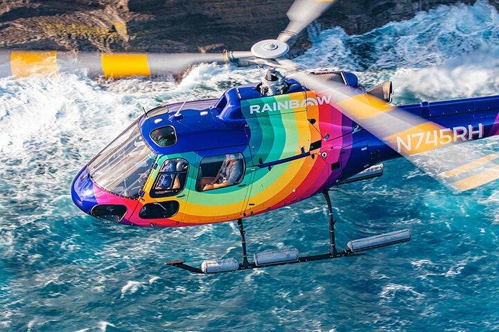 Tour in elicottero della costa di Kona Hualalai - 60 minuti con porta disattivata o attivata