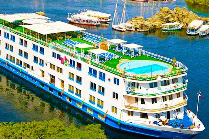 4 Dagen Nijlcruise, Aswan naar Luxor AbuSimbel optionele hot balloon