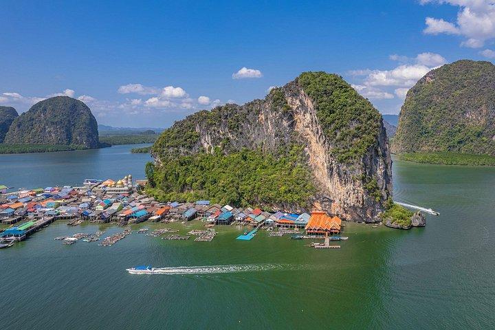 スピード・カタマランによるジェームズ・ボンド島終日ツアー