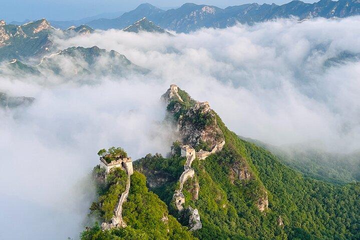 Caminhada privada no guia de língua inglesa Jiankou Wild Great Wall