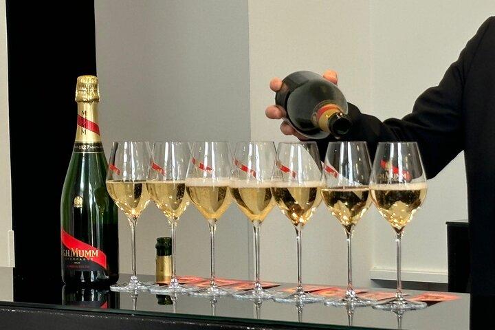 Reims oder Epernay: Ganztags Champagner Mumm, Familienbauer & Mittagessen
