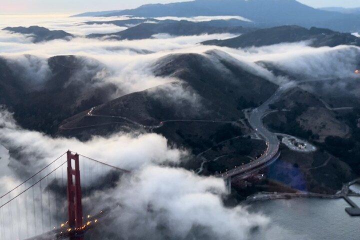 Tour di volo in aereo di 30-40 minuti nella Baia di San Francisco