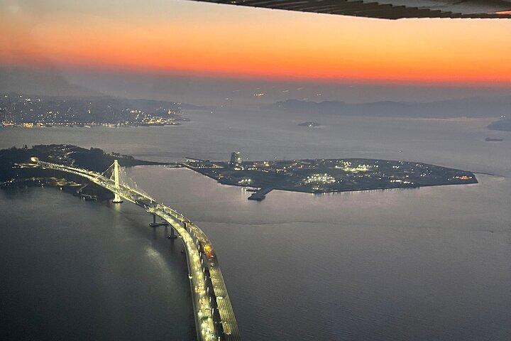 Airplane San Francisco Sunset Flight Tour