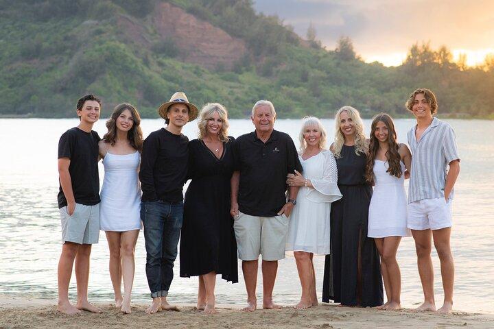 Familiefotoshoot på Kauai