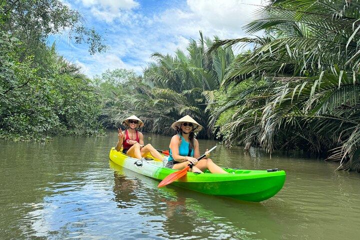 Ho Chi Minh City: Aventura de caiaque e bicicleta Delta do Mekong