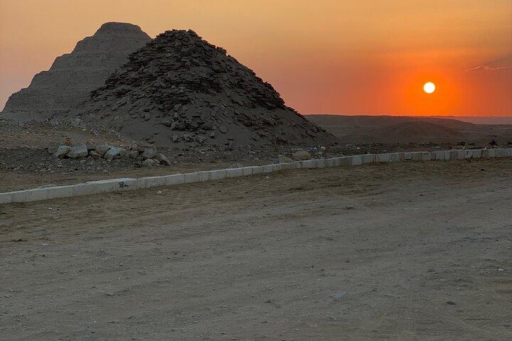 Visite privée guidée des pyramides de Gizeh à Memphis et Sakkara