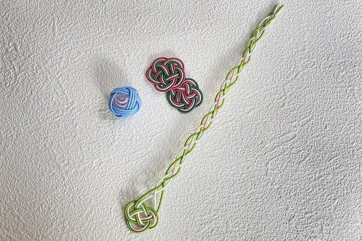和紙ノートと水引ベルトと栞のワークショップ