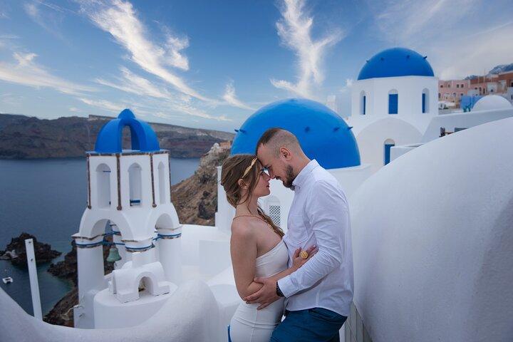 Sesión de fotos en Santorini Oia (salta las colas)