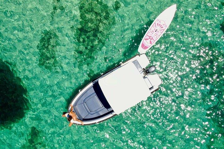 Aventura de barco sem licença em San Antonio Ibiza