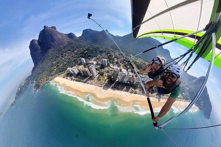 Experiencia de ala delta o parapente en Río.