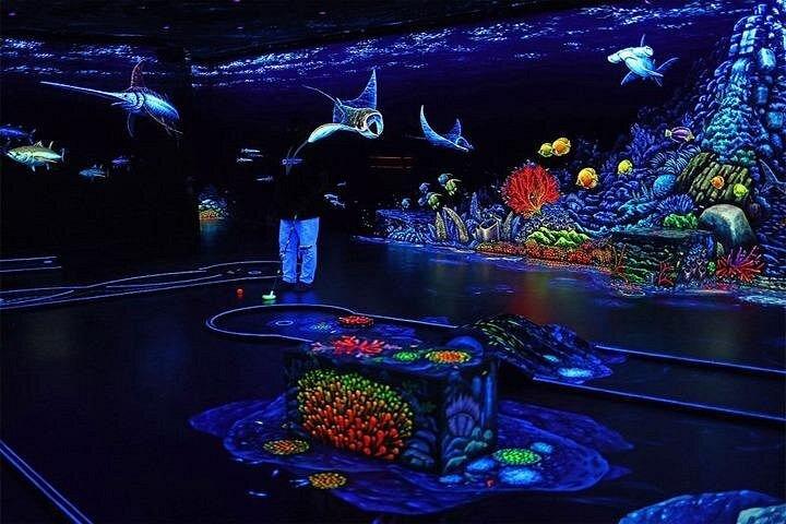 3D ブラックライト ミニゴルフ チケット - Jbr / マリーナ ドバイ