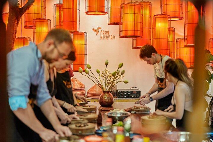 Hanoi Market & villa Cooking Class : trasferimento gratuito nel centro storico