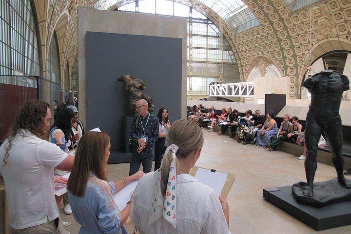 Ritverkstad på Musée d'Orsay