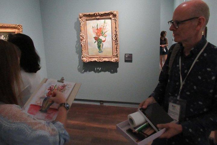 Ritverkstad på Musée d'Orsay