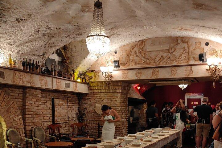 Authentic Cooking class pasta and tiramisu' at spanish steps