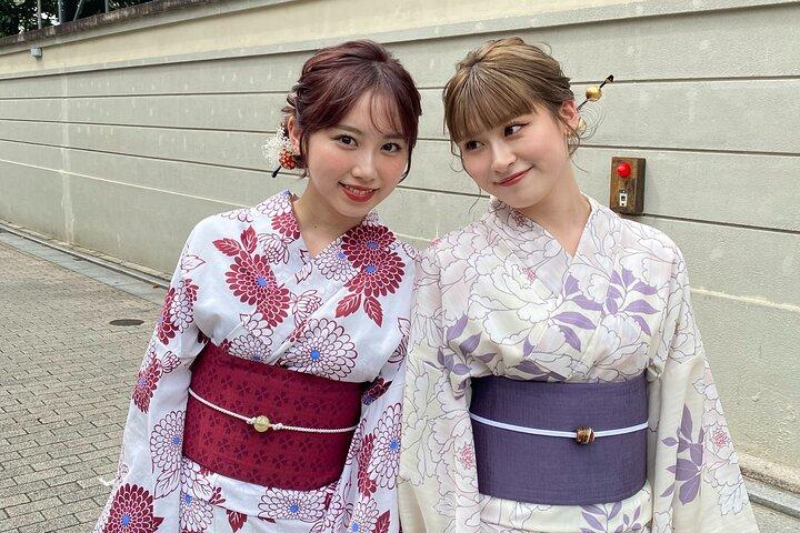 Kimonoudlejning i Gion Kyoto