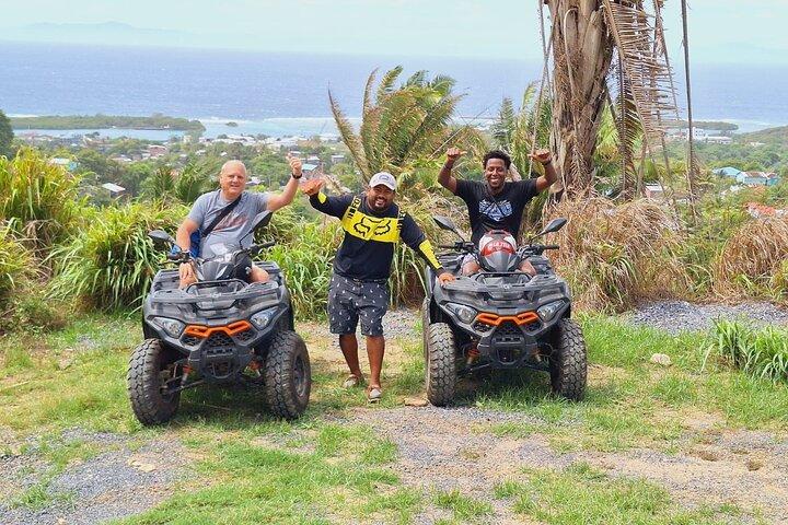 ベイ諸島での 2 時間のプライベート オフロード ATV とビーチ体験