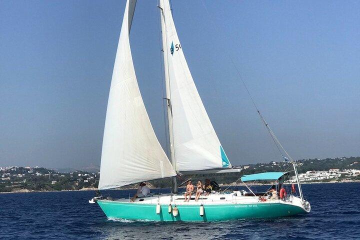 Privat fuld dag cruise i Rhodos med frokost og drikkevarer