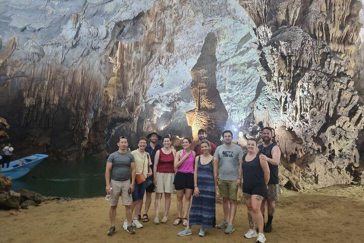 Hue to Paradise Cave Adventure Heldagstur på jämna dagar