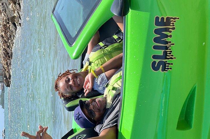 Aangepaste Jet-Car met Bamboe rafting