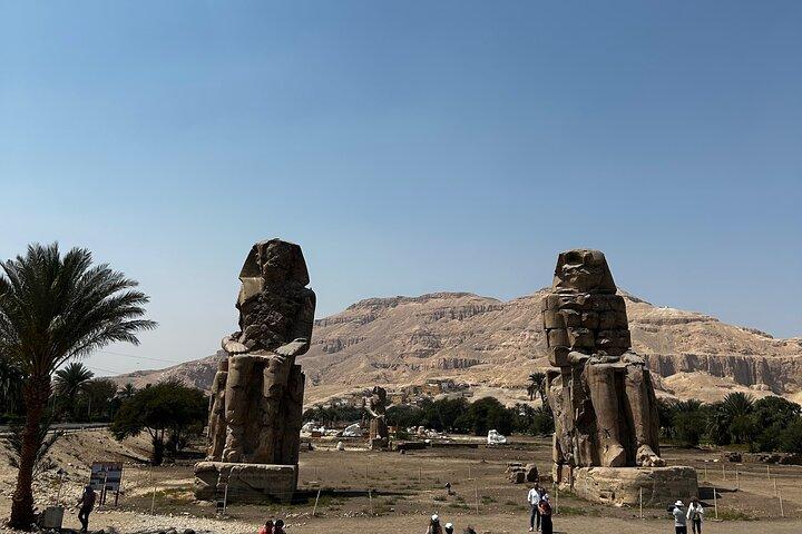 Vallei der Koningen, de Hatsjepsoet-tempel en de Kolossen van Memnon