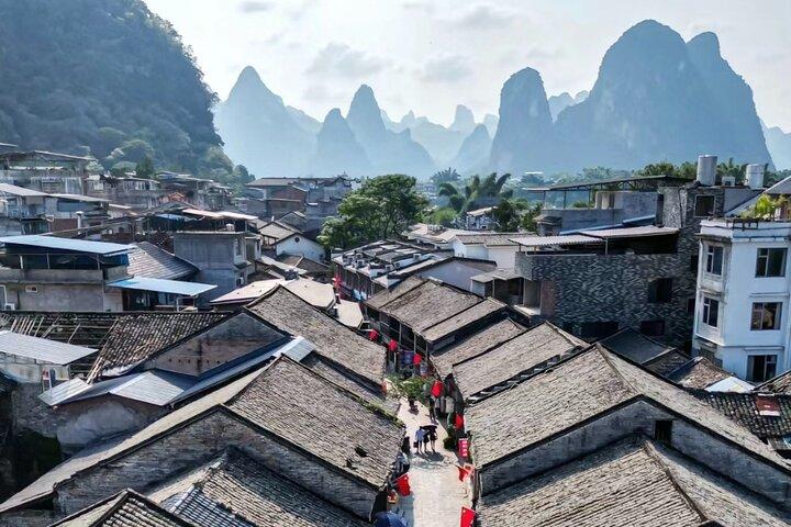 Dagstur i Yangshuo og Li-floden