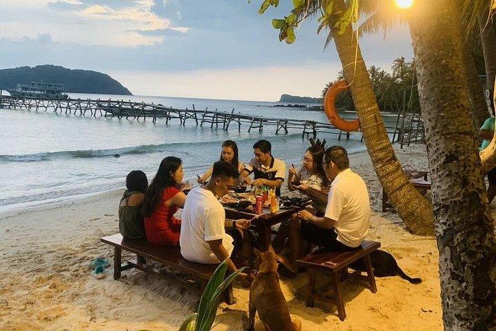 Exploring Phu Quoc Sunset and Night Squid Fishing with Dinner