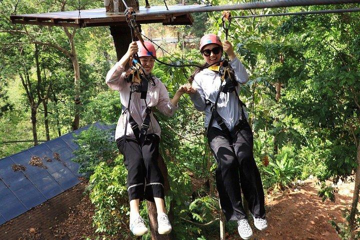 Hanuman World Phuket Rainforest Zipline Experience with Transfers