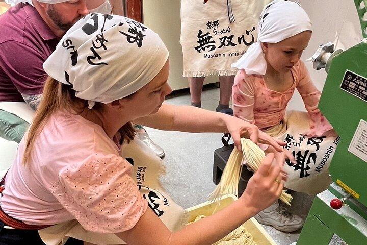 Aula de preparação de macarrão Ramen de Kyoto