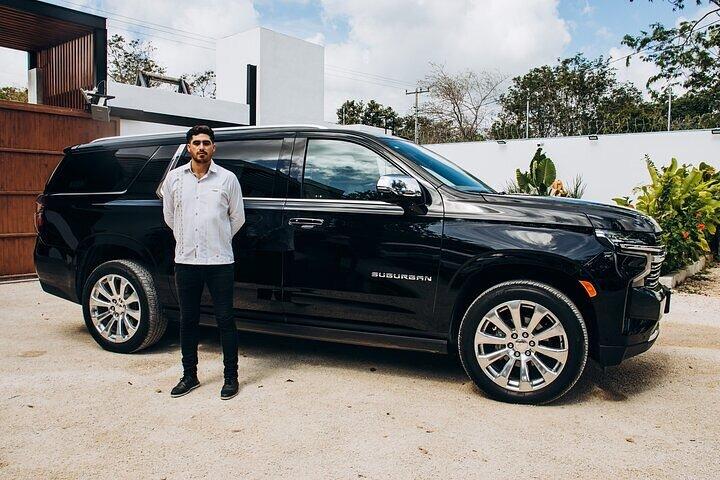 Privater Hin- und Rücktransfer vom Flughafen Cancun zur Hotelzone von Cancun