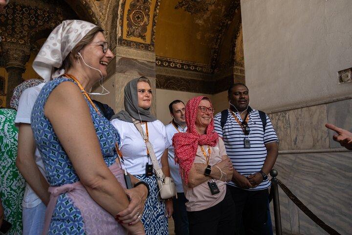 Visita guiada a Santa Sofía y la Cisterna Basílica de Estambul con entradas