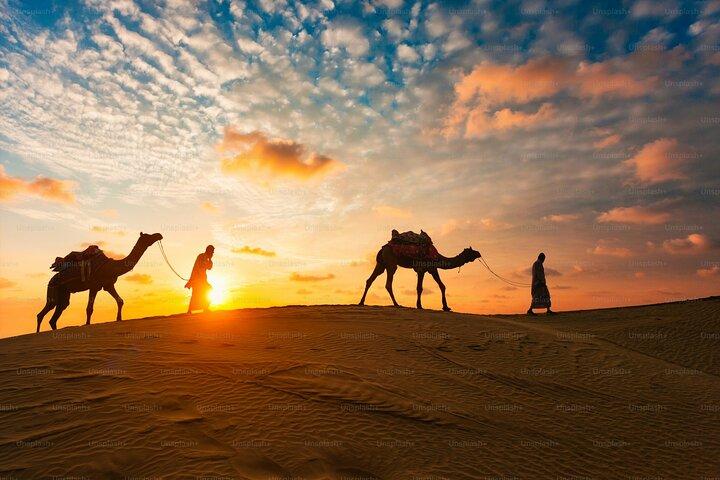 VIP Dubai Desert Safari, Camel ride Live shows og BBQ middag