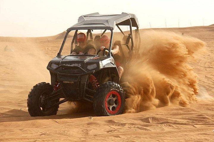1Hour Red Dunes Desert Buggy Adventure with Camel Ride Experience