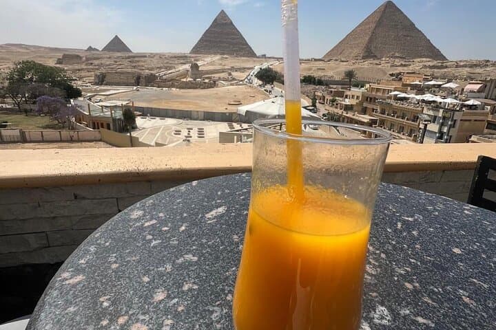 Breakfast & BBQ Lunch At Giza Pyramids Area With Shopping Chance.