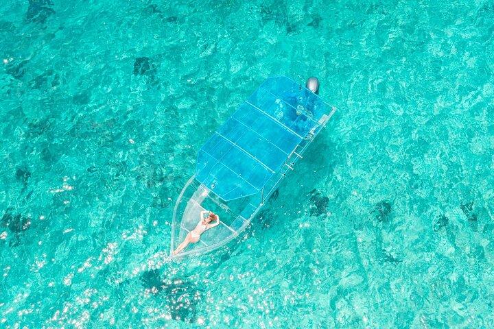 Entdecken Sie Cozumel in einem transparenten Boot!