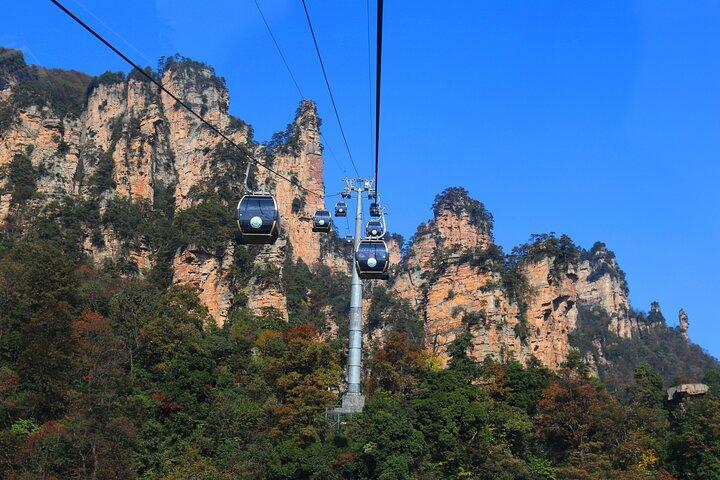Yuanjiajie Avatar en Tianzi Mountain en Rijstveld Dorpstour