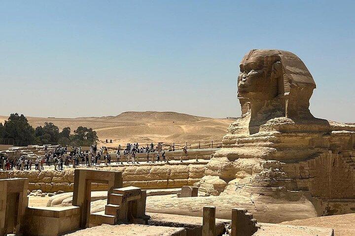 Excursión privada de un día a El Cairo desde Hurghada con pirámides de Guiza