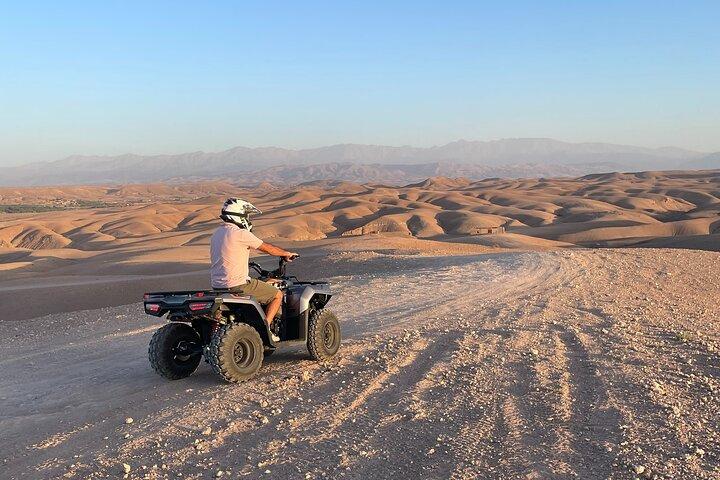 Agafay Desert : Quad Bike and Camel Riding Experience