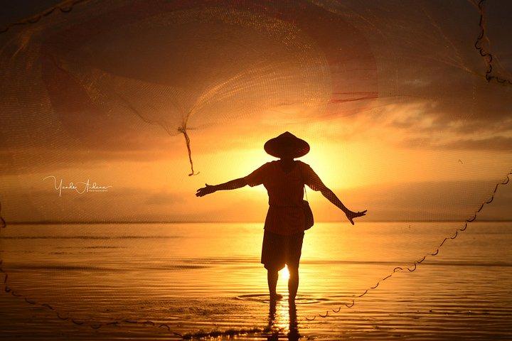 Nascer do sol com passeio de pescador em Bali
