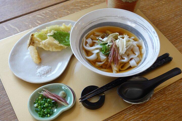 Clase de Udon sin gluten en Tokio