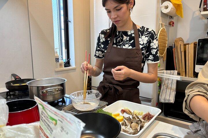 Clase de Udon sin gluten en Tokio