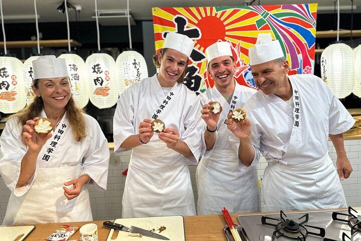 金沢 56年制調理師学校で寿司と日本語料理教室