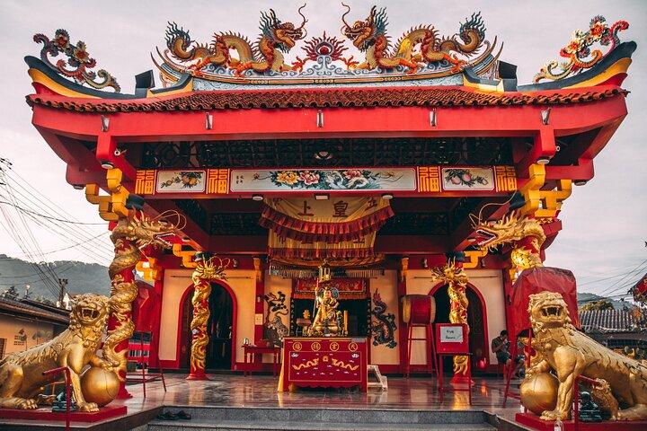 Phuket: Wat Chalong, Karon Viewpoint en oude binnenstad met gids