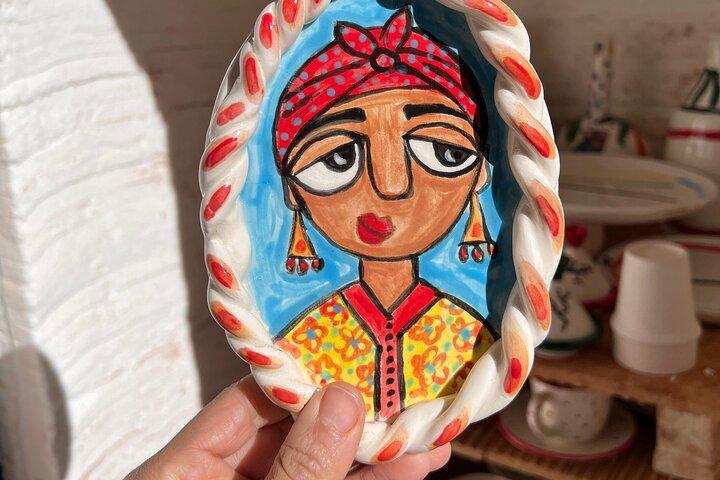 Lamsaty Ceramic painting class, Marrakech
