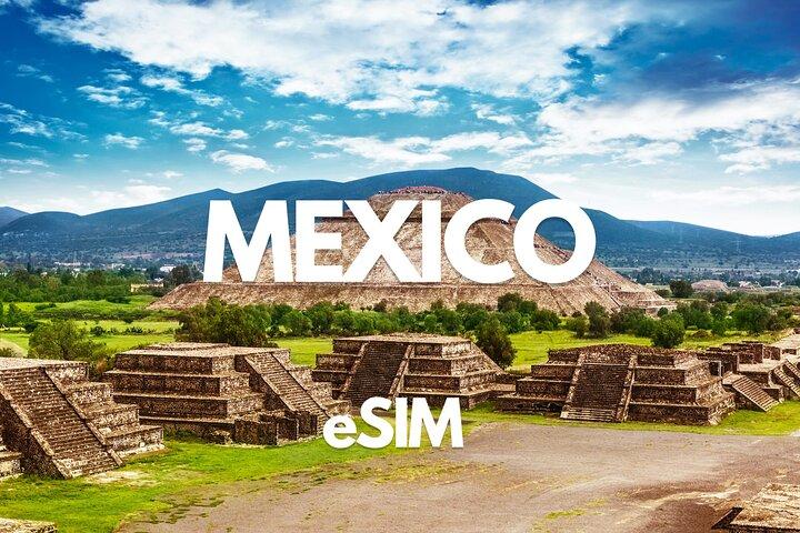 Mexiko Data eSIM 500 MB per dag till 10 GB - 30 dagar